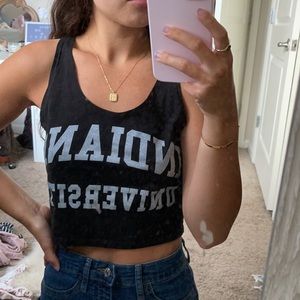 IU crop tank top